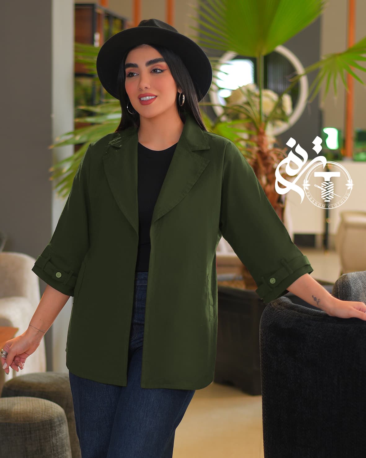 مانتو شومیزی لینن مدل گلرخ 5