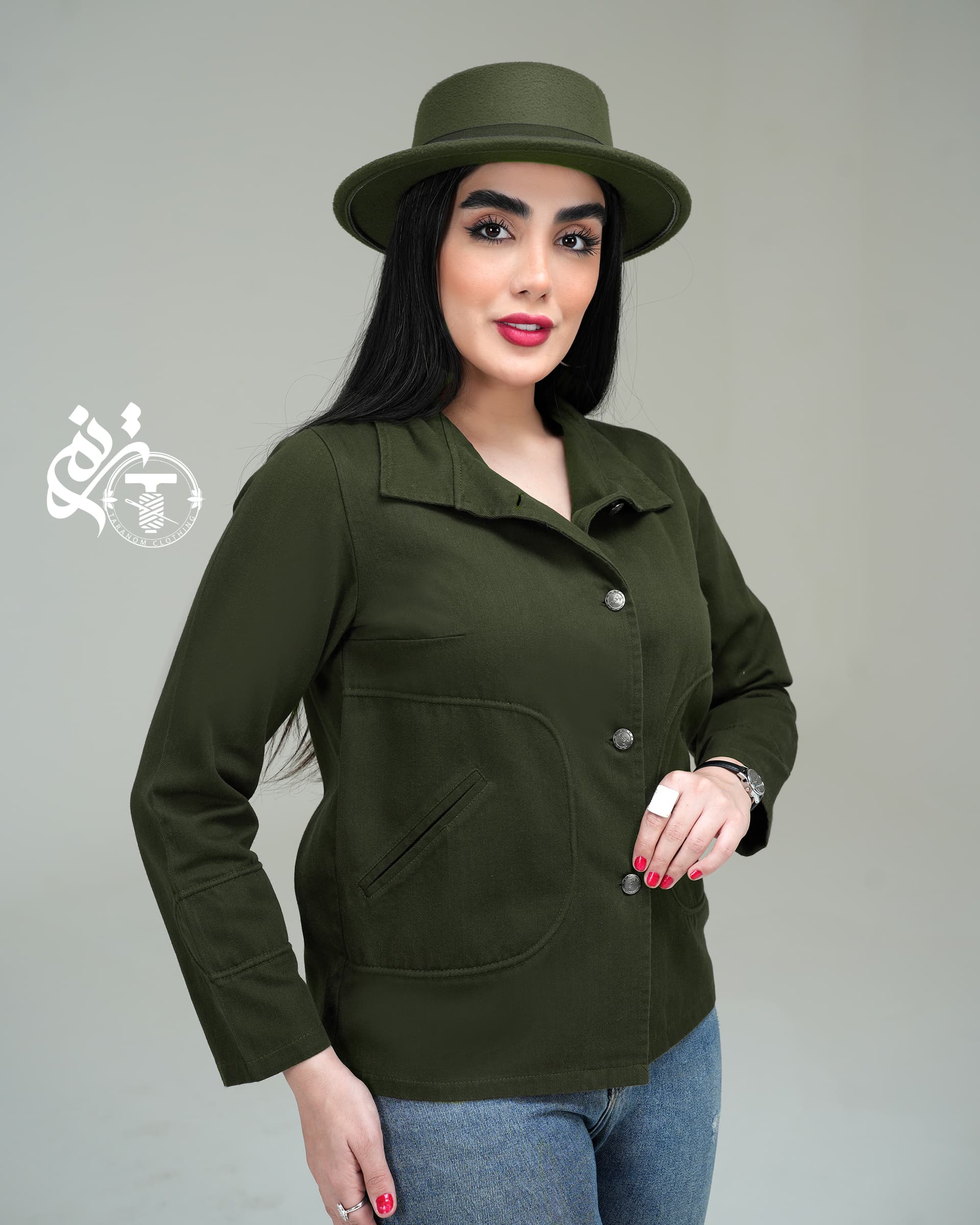 کت کتان کجراه مدل آلیس 4