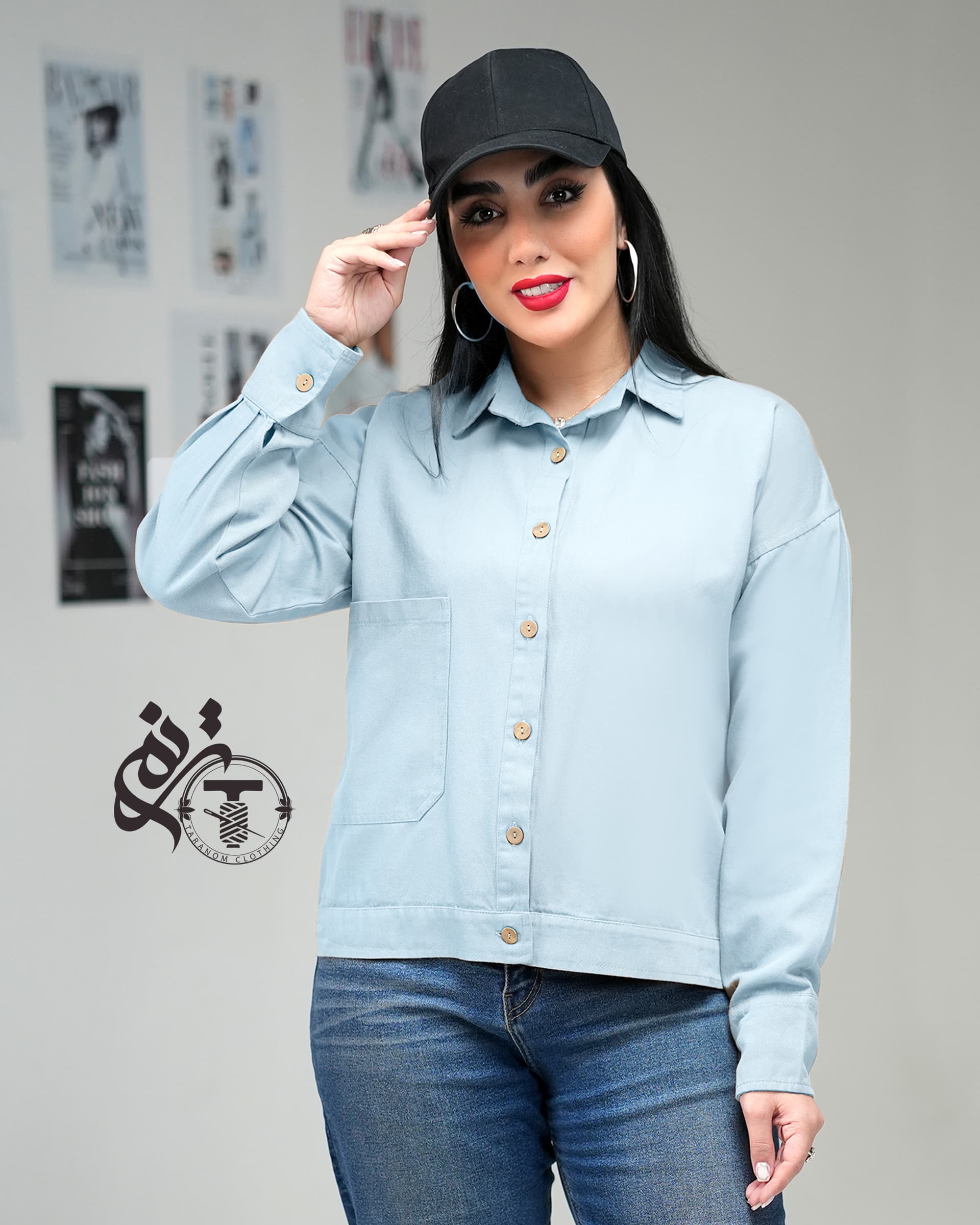 مانتو شومیزی لینن مدل نازگل 4