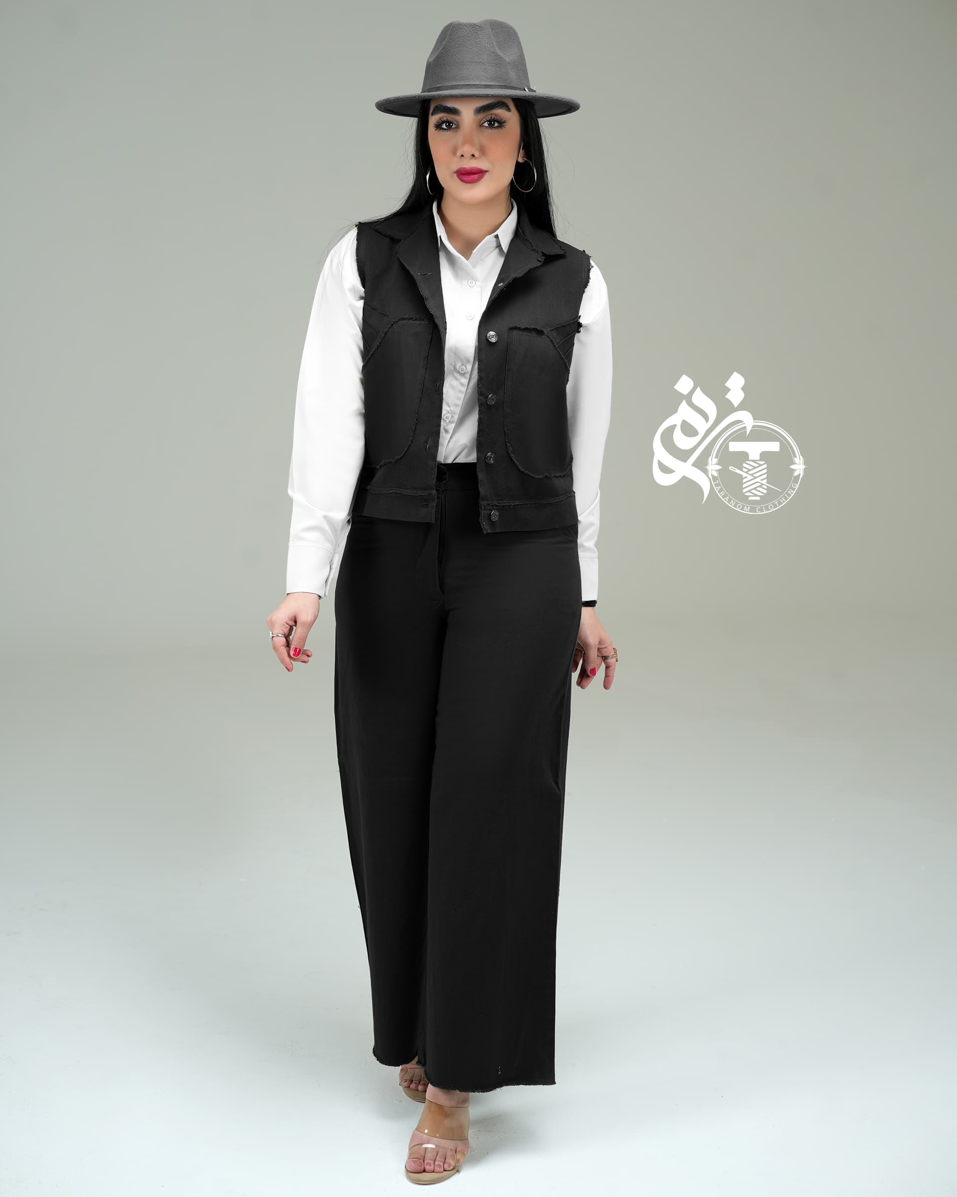 وست و شلوار کتان مدل نازی 2